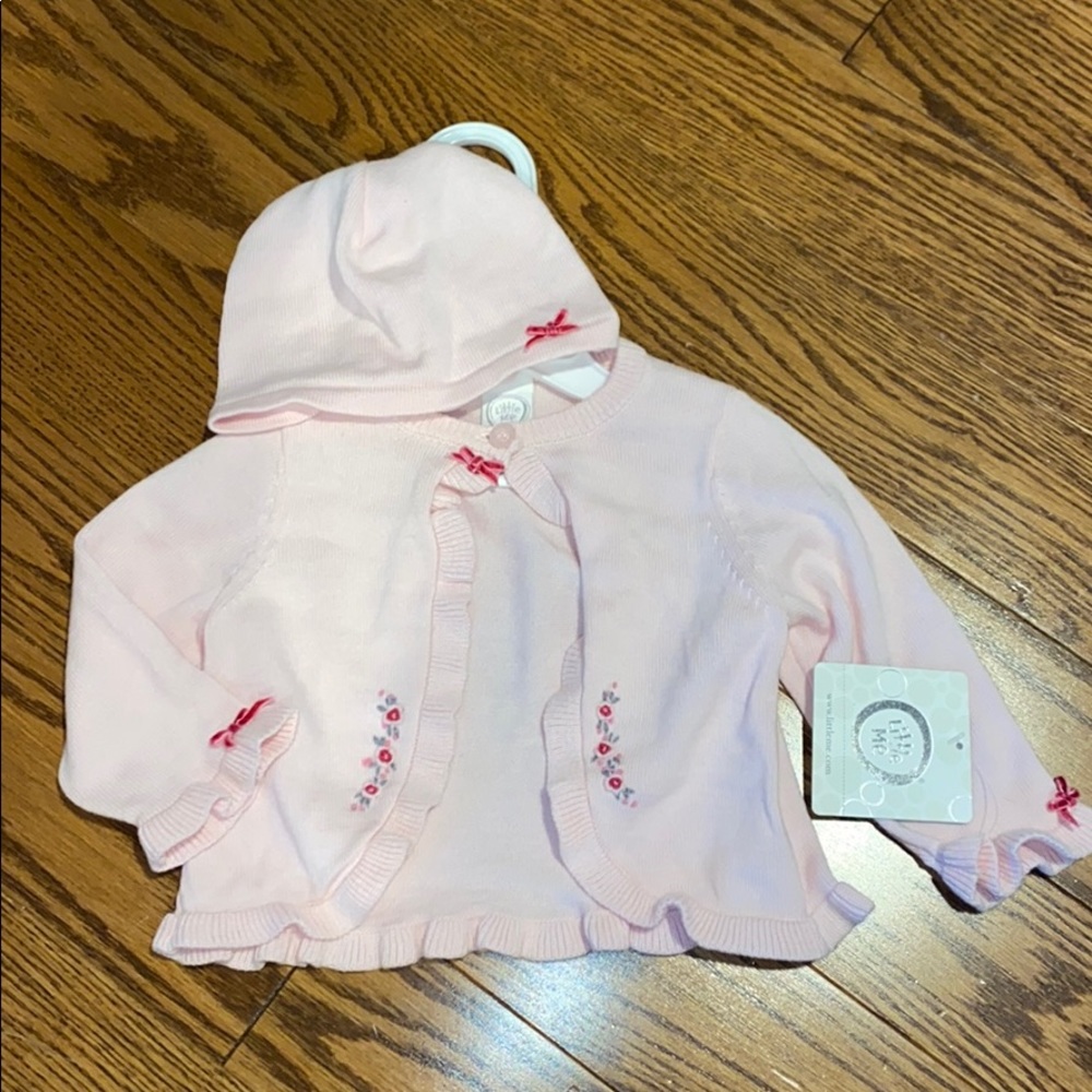 Sweet pink Sweater - size 6 mths
